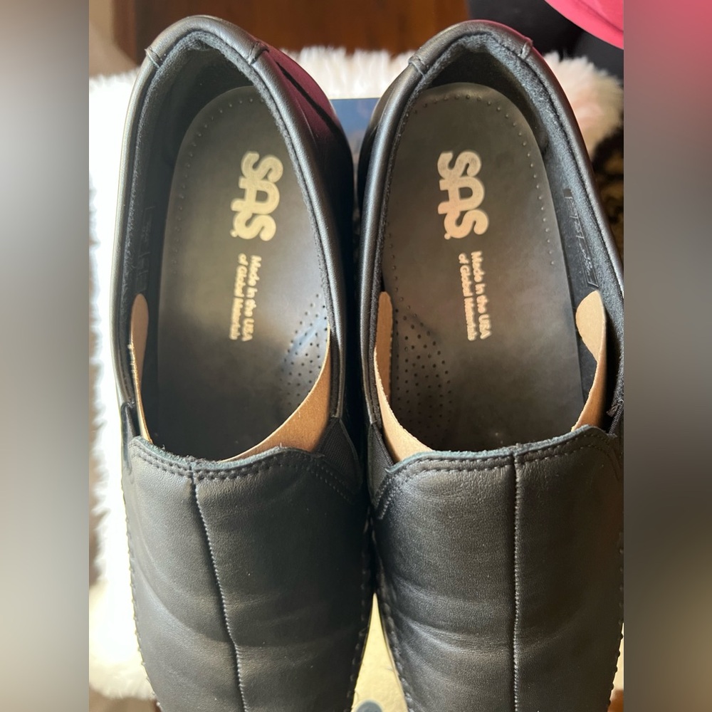 SAS Black Dream Slip On Loafer, Size 10 WW - Picture 5 of 9